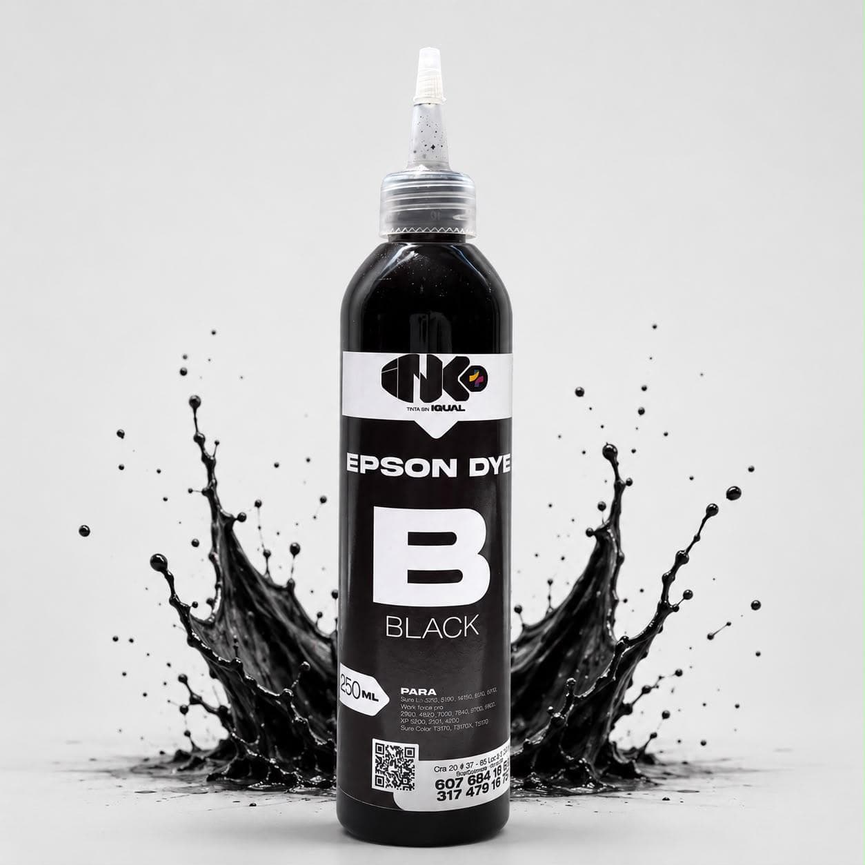 Tinta compatible Epson DYE Negro 250 mL