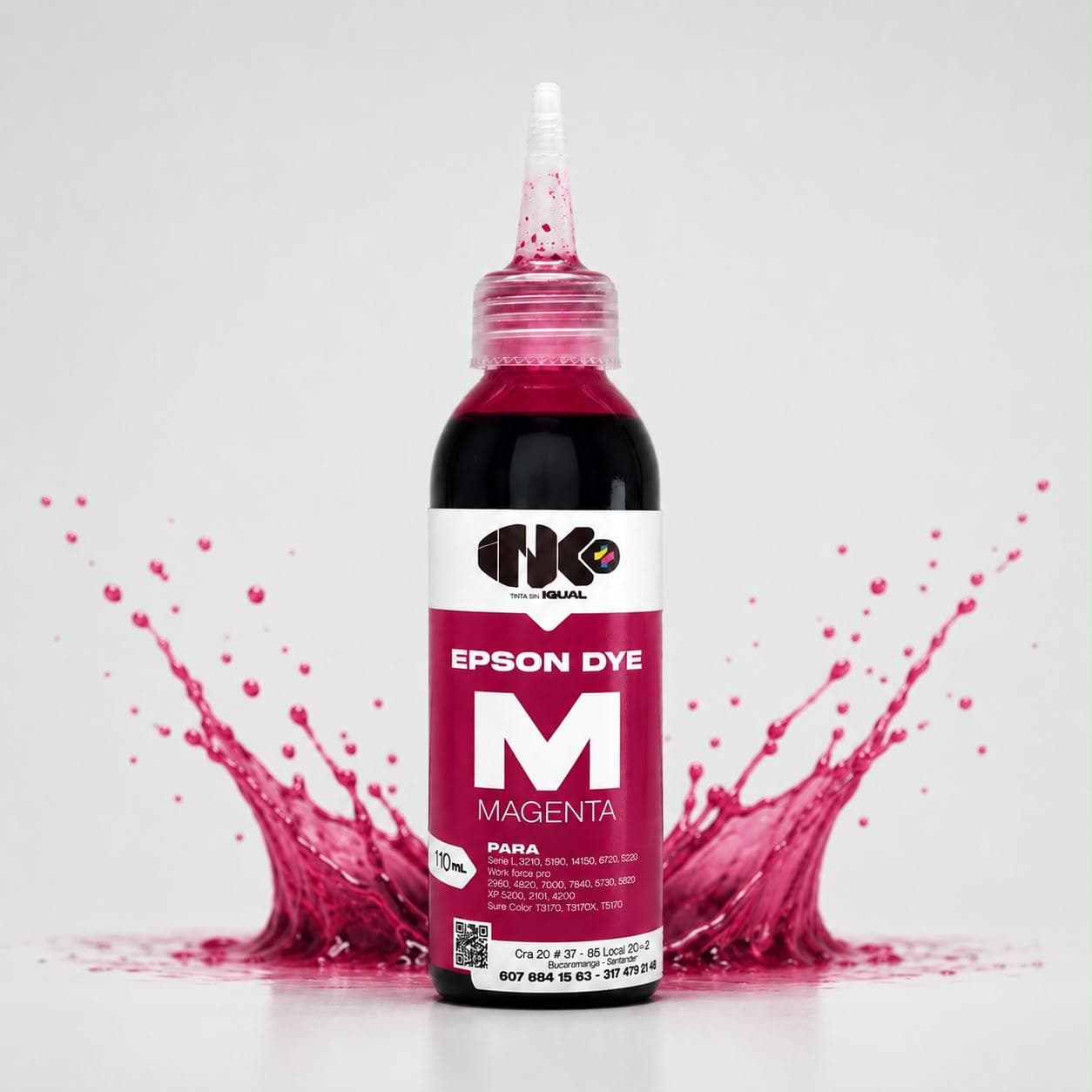 Tinta compatible Epson DYE Magenta 110 mL
